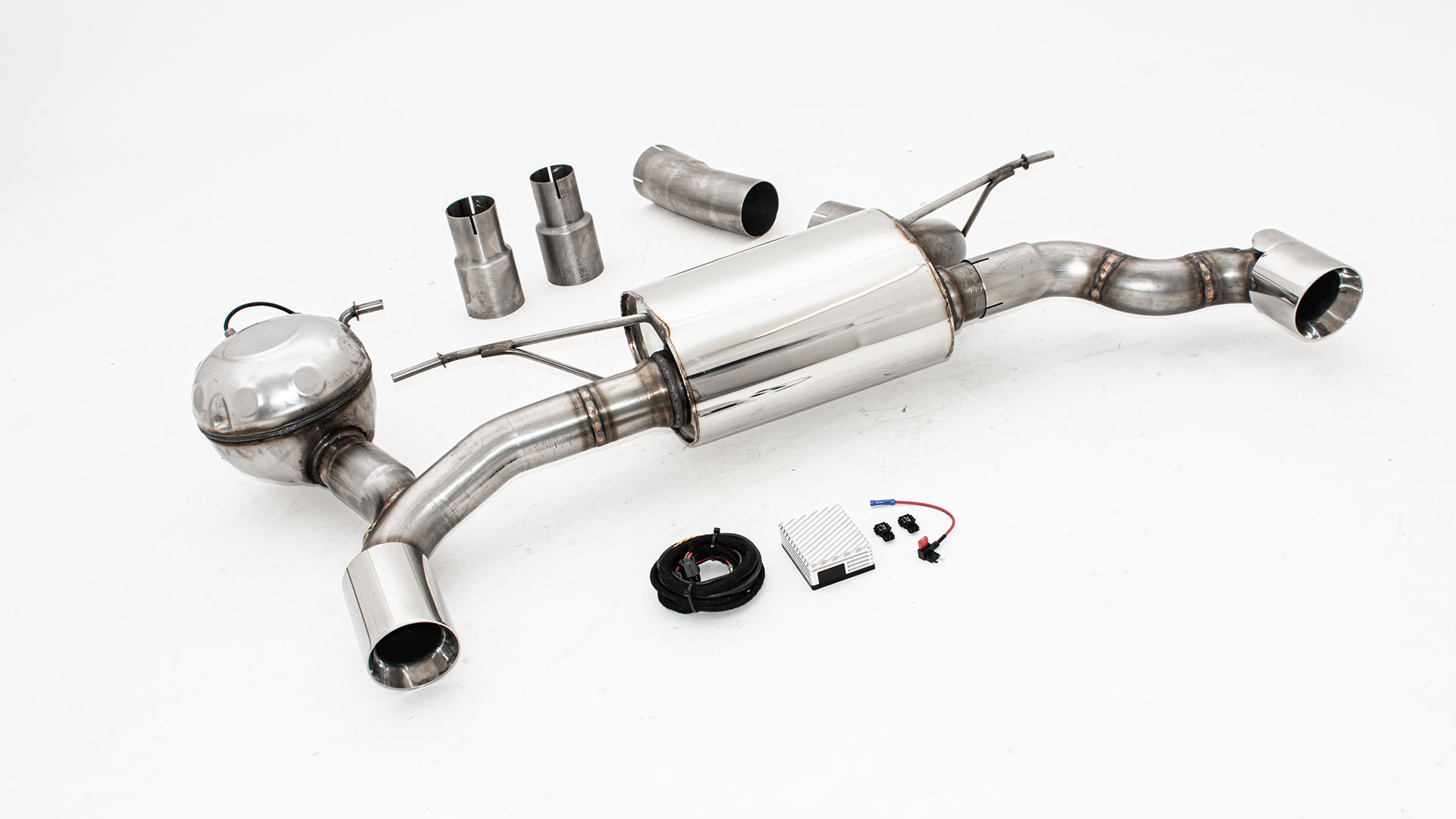 76mm Duplex-Endschalldämpfer mit Soundgenerator, BMW 3er GT F34 Rennsport Artikel ohne Zulassung