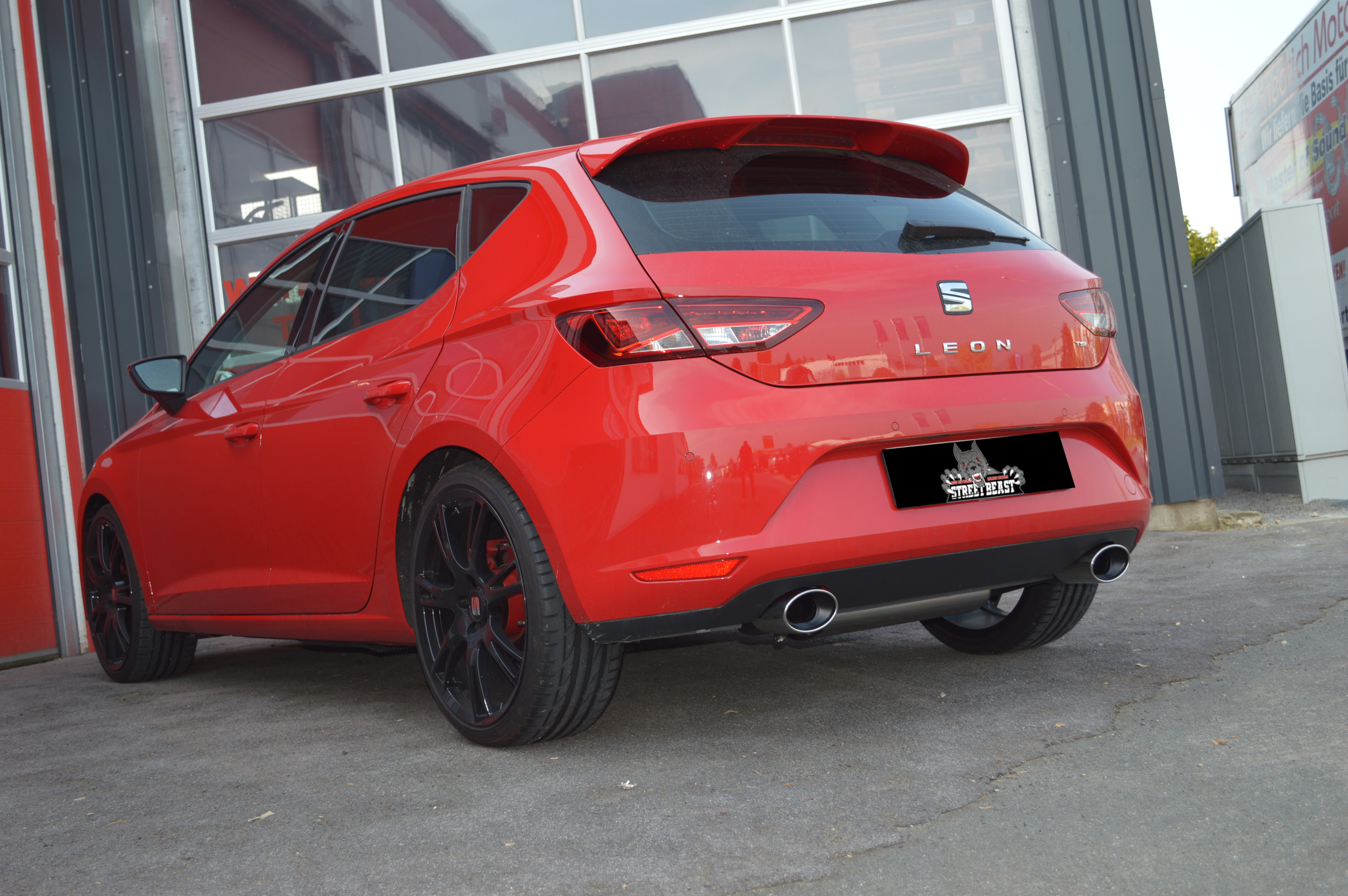 76mm Duplex-Anlage mit Klappensteuerung, Seat Leon 5F inkl. FR & SC