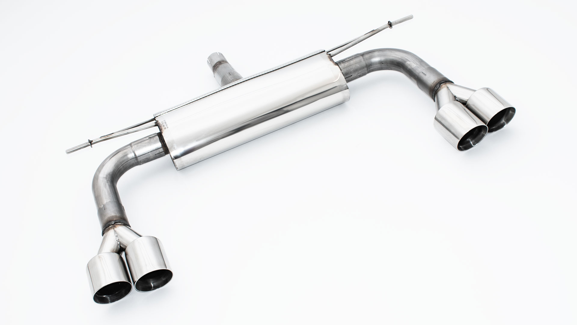 Duplex-Sportendschalldämpfer VW Tiguan II Frontantrieb