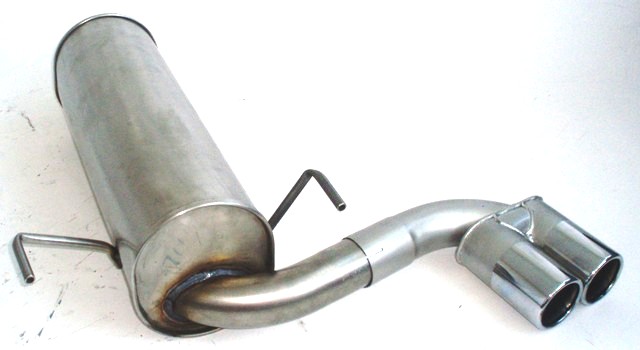 Sportendschalldämpfer mittig