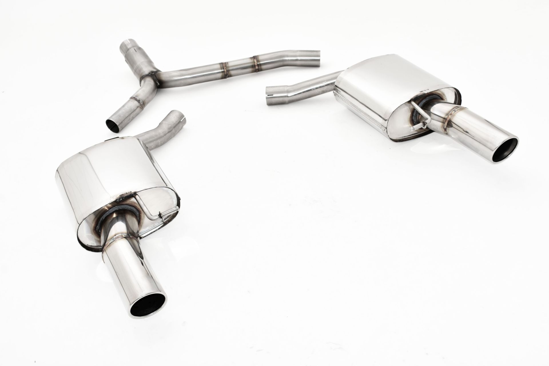 76mm Duplex-Sportendschalldämpfer Audi A6 4G Limousine und Avant Frontantrieb