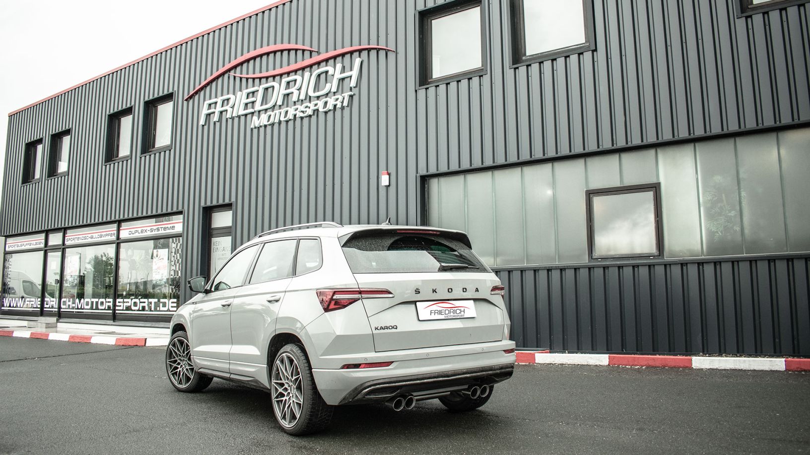 Duplex-Sportendschalldämpfer Skoda Karoq NU Frontantrieb