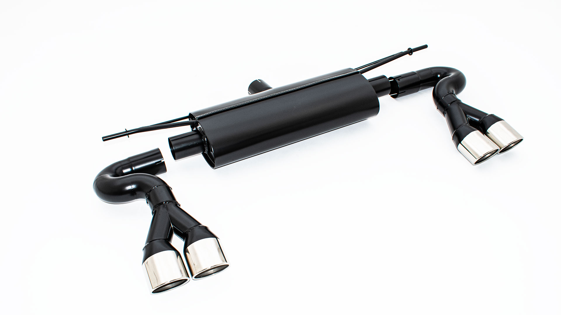 Duplex-Sportendschalldämpfer VW T-ROC inkl. Cabrio (A1)