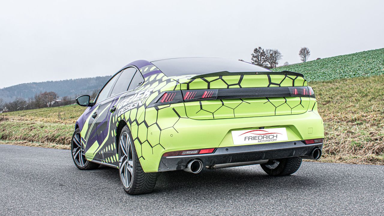 76mm Duplex-Sportendschalldämpfer Peugeot 508 II Limousine GT