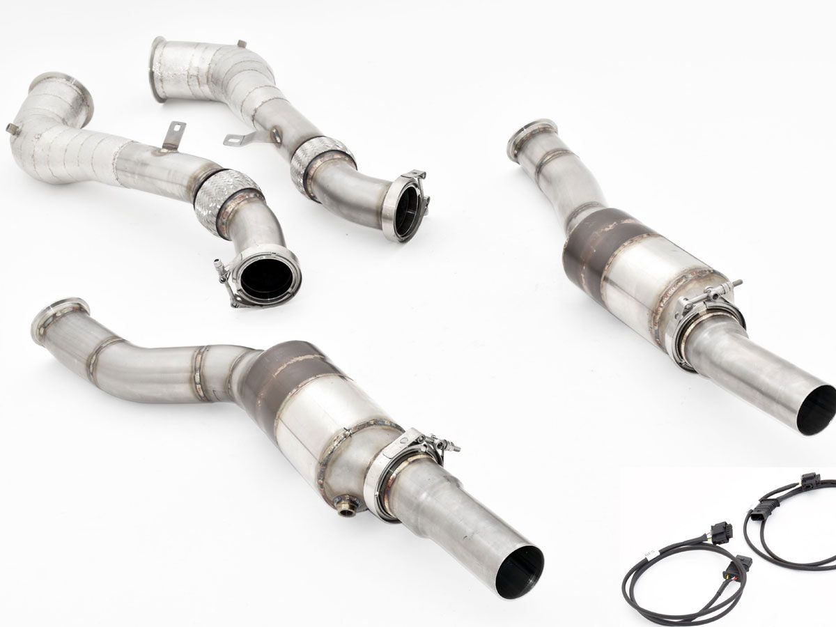 2x90mm Downpipe Audi RS6 2F (C8) Avant