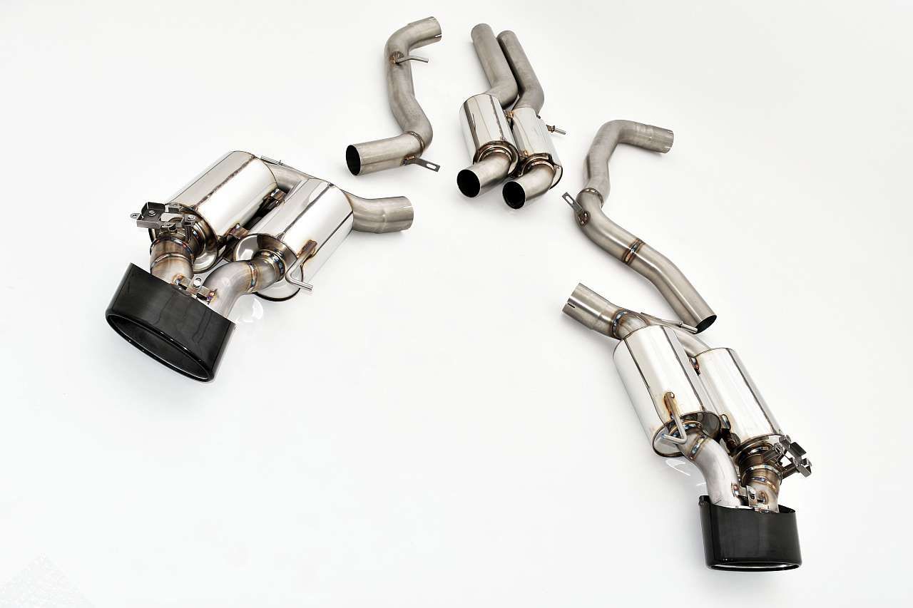 2x76mm Duplex-Anlage Audi RS6 2F (C8) Avant