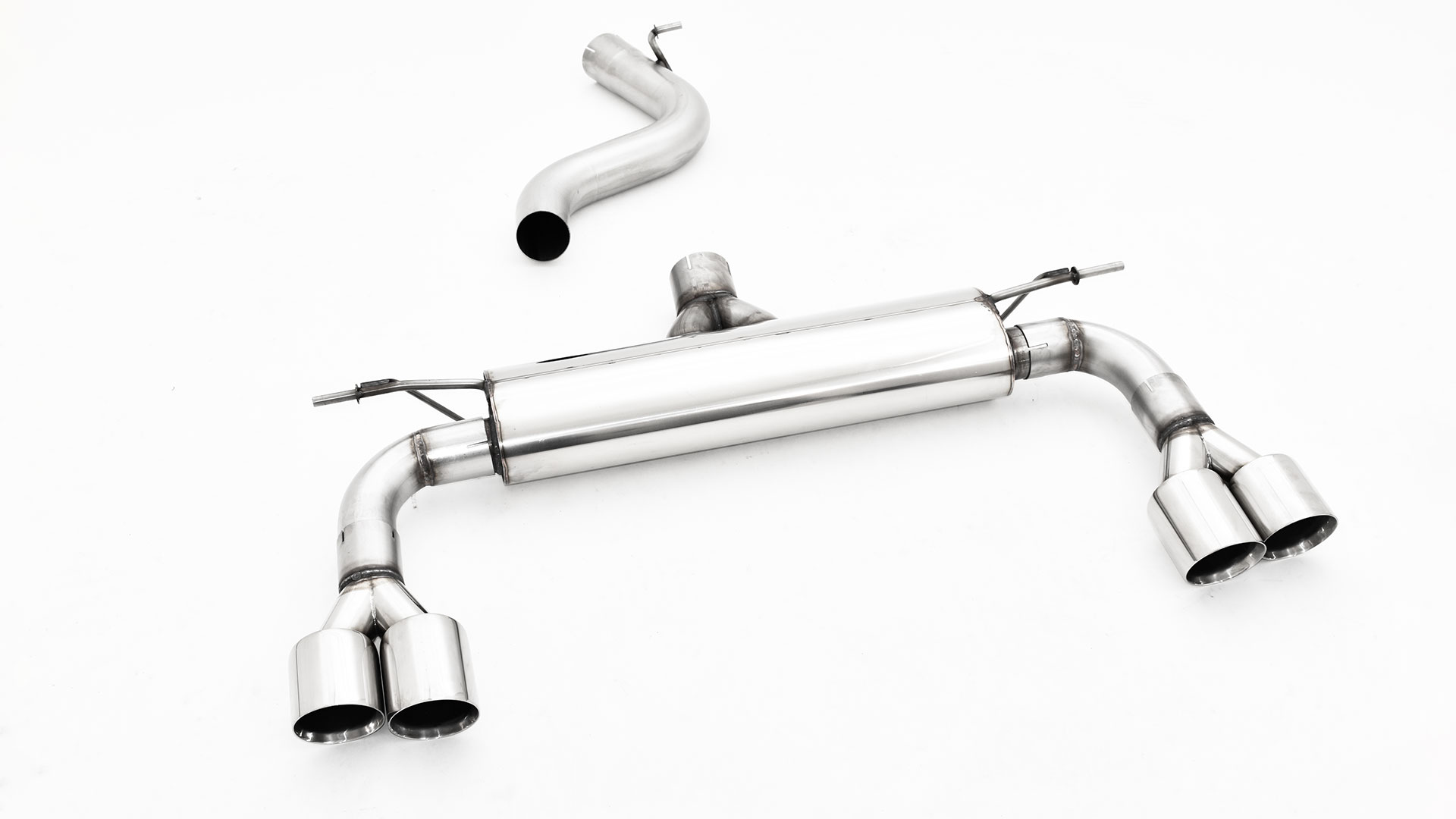 76mm Duplex Sportendschalldämpfer VW T-ROC 4motion