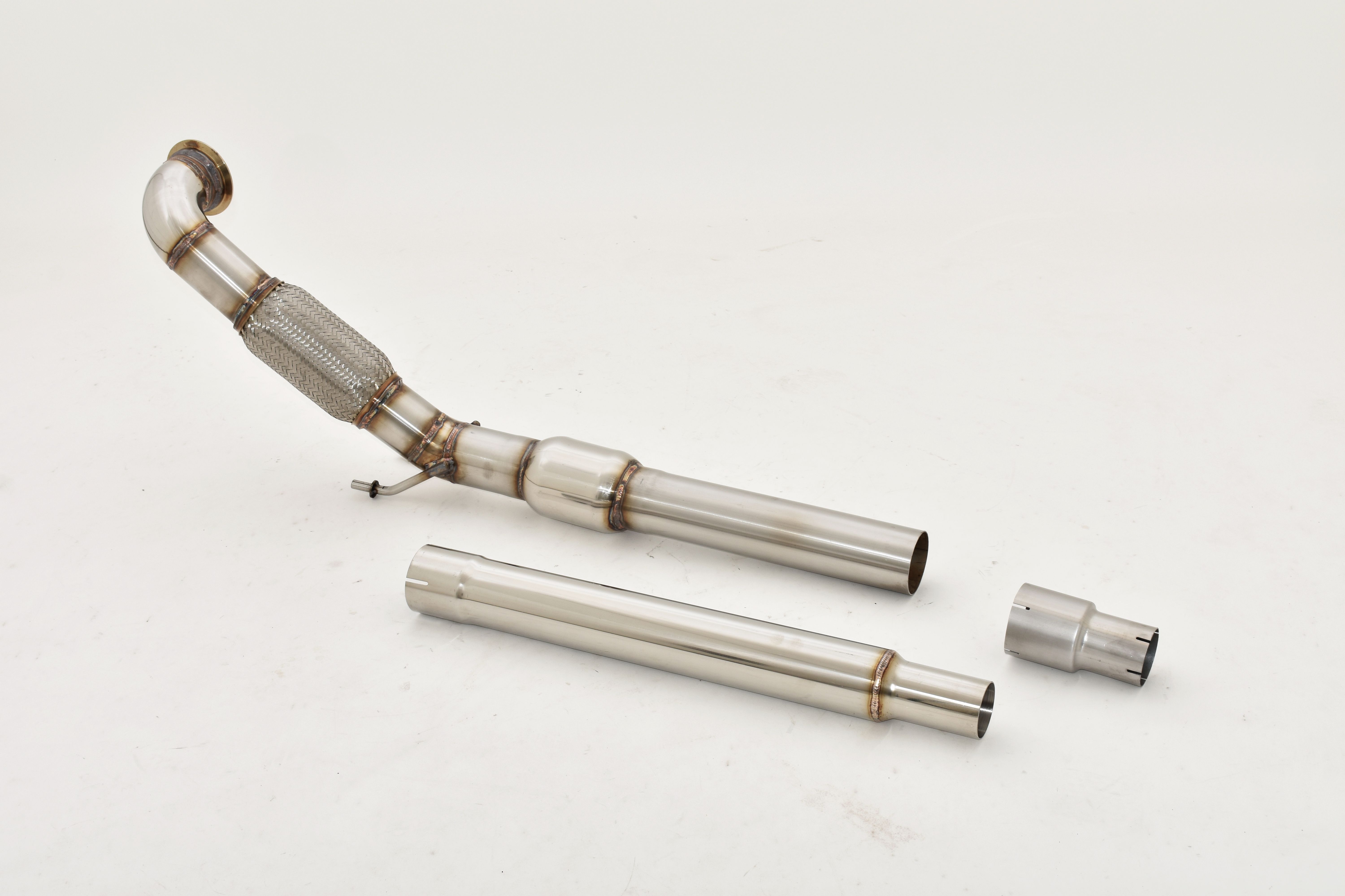 76mm Downpipe mit Sport-Kat. VW Scirocco III