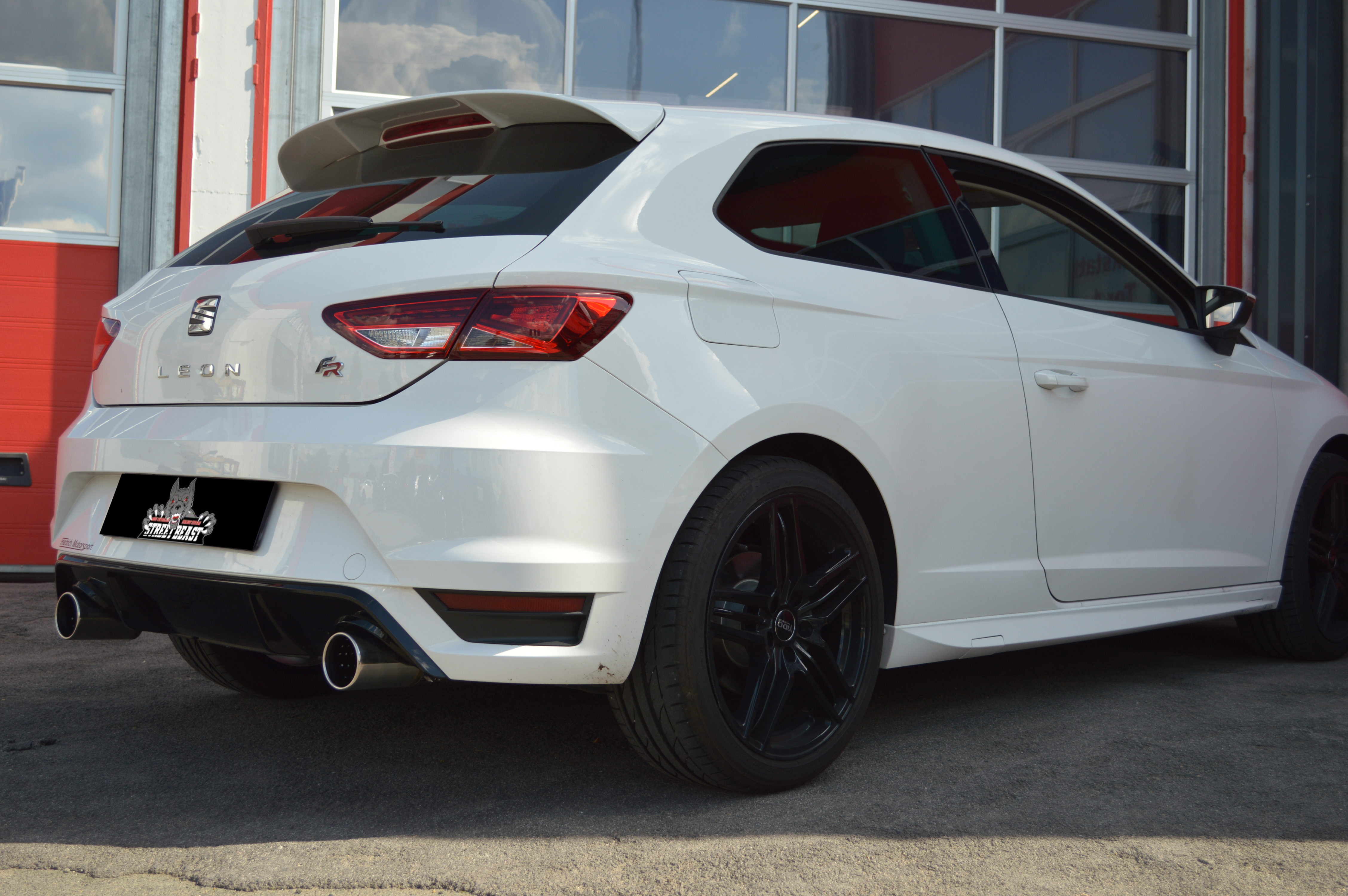 76mm Duplex-Anlage mit Klappensteuerung, Seat Leon 5F inkl. FR & SC