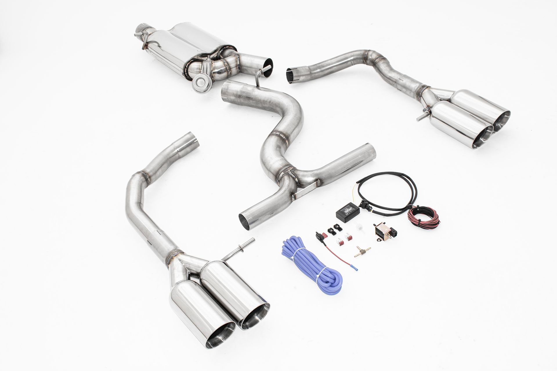 76mm Duplex-Anlage mit Klappensteuerung, Seat Leon 5F ST Cupra R 4Drive