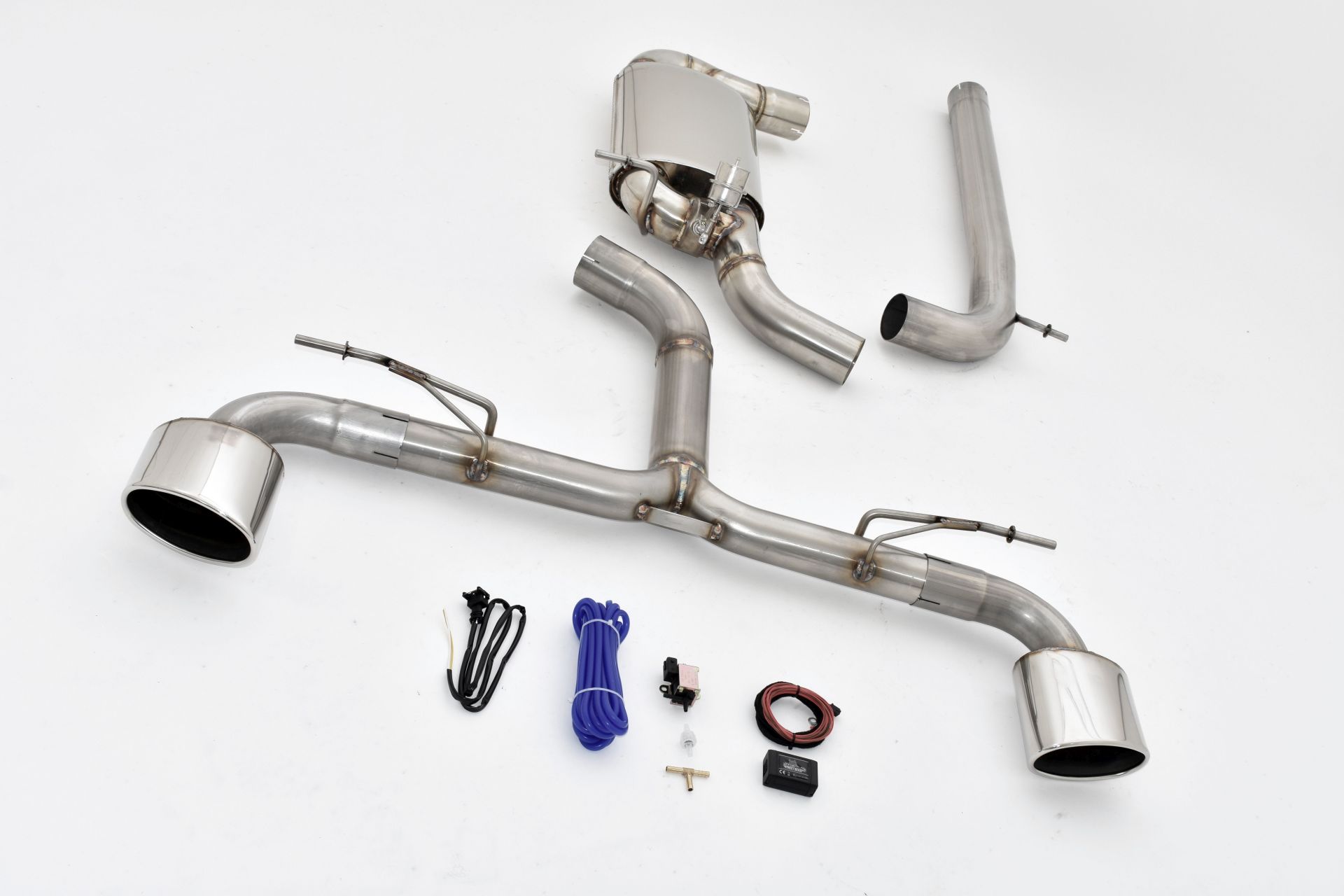 76mm Duplex-Anlage mit Klappensteuerung, Seat Leon 5F Cupra inkl. SC