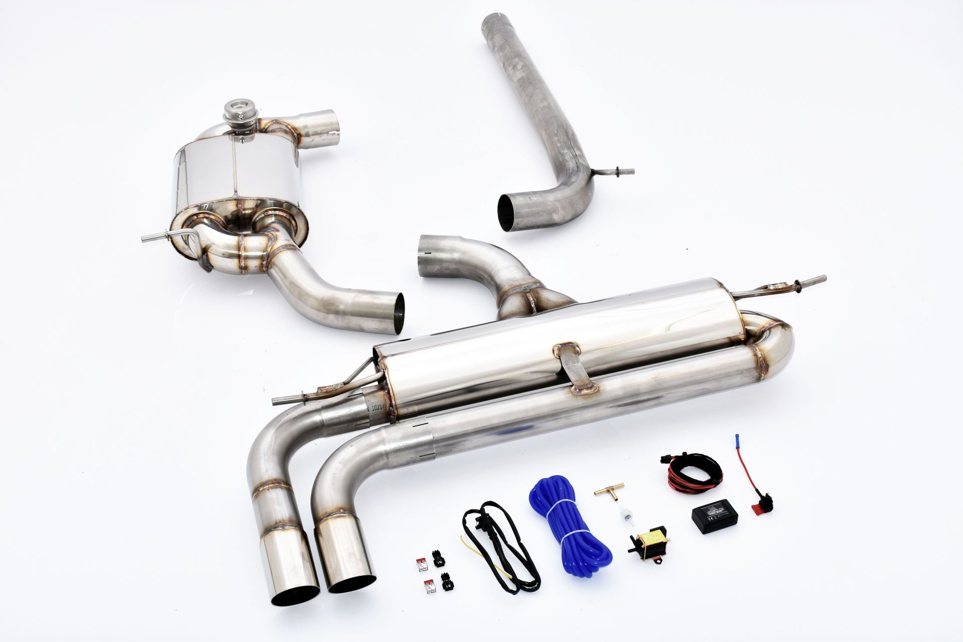 76mm Single-Anlage mit Klappensteuerung, Seat Leon 5F inkl. FR & SC