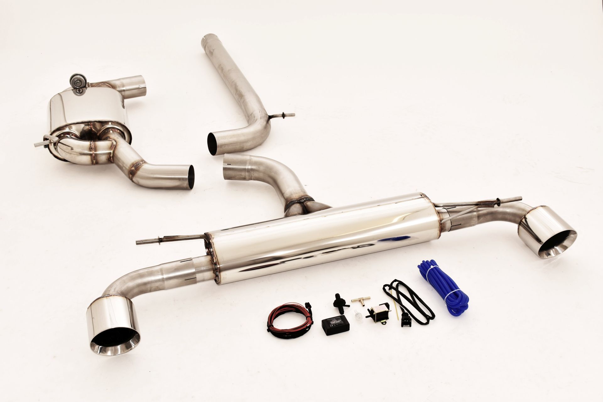 76mm Duplex-Anlage mit Klappensteuerung, VW Beetle 5C Rennsport Artikel ohne Zulassung
