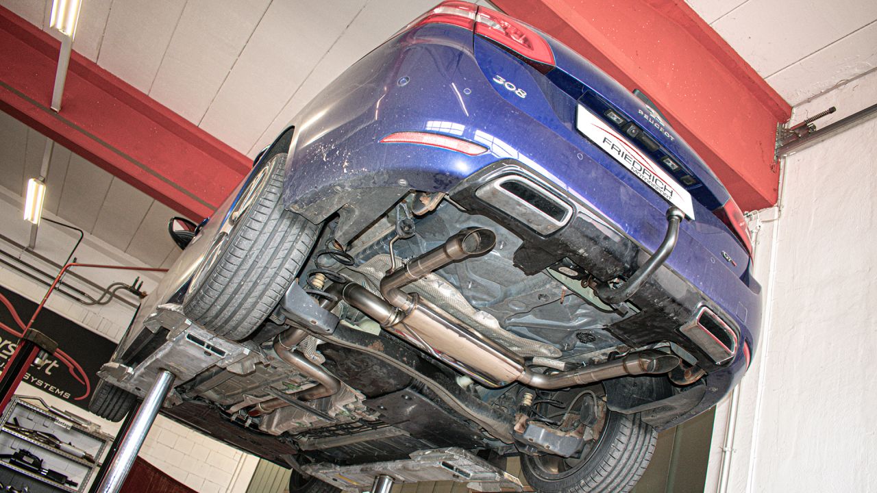 76mm Duplex-Anlage Peugeot 308 SW