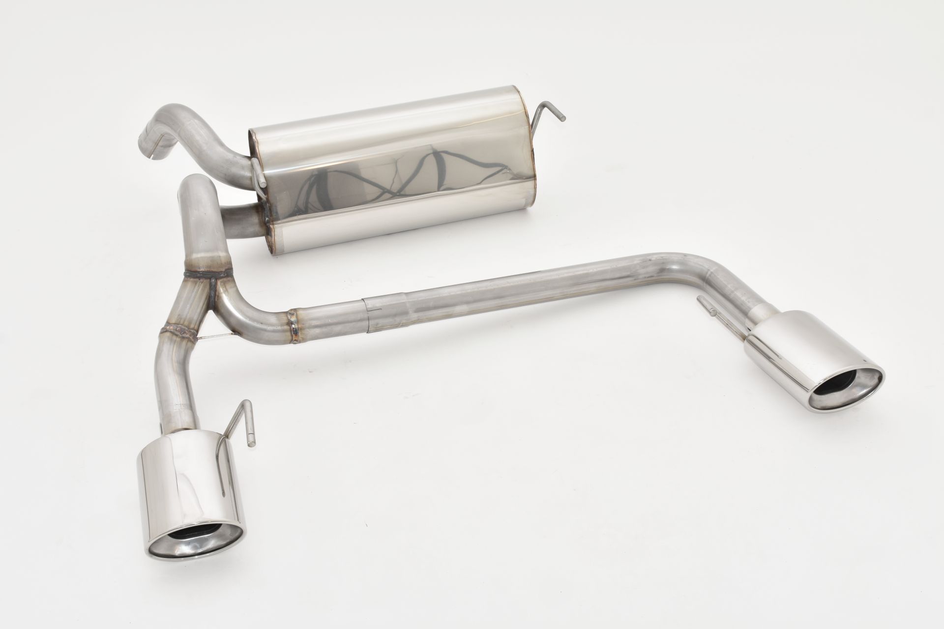 Duplex Sportendschalldämpfer Opel Astra J GTC