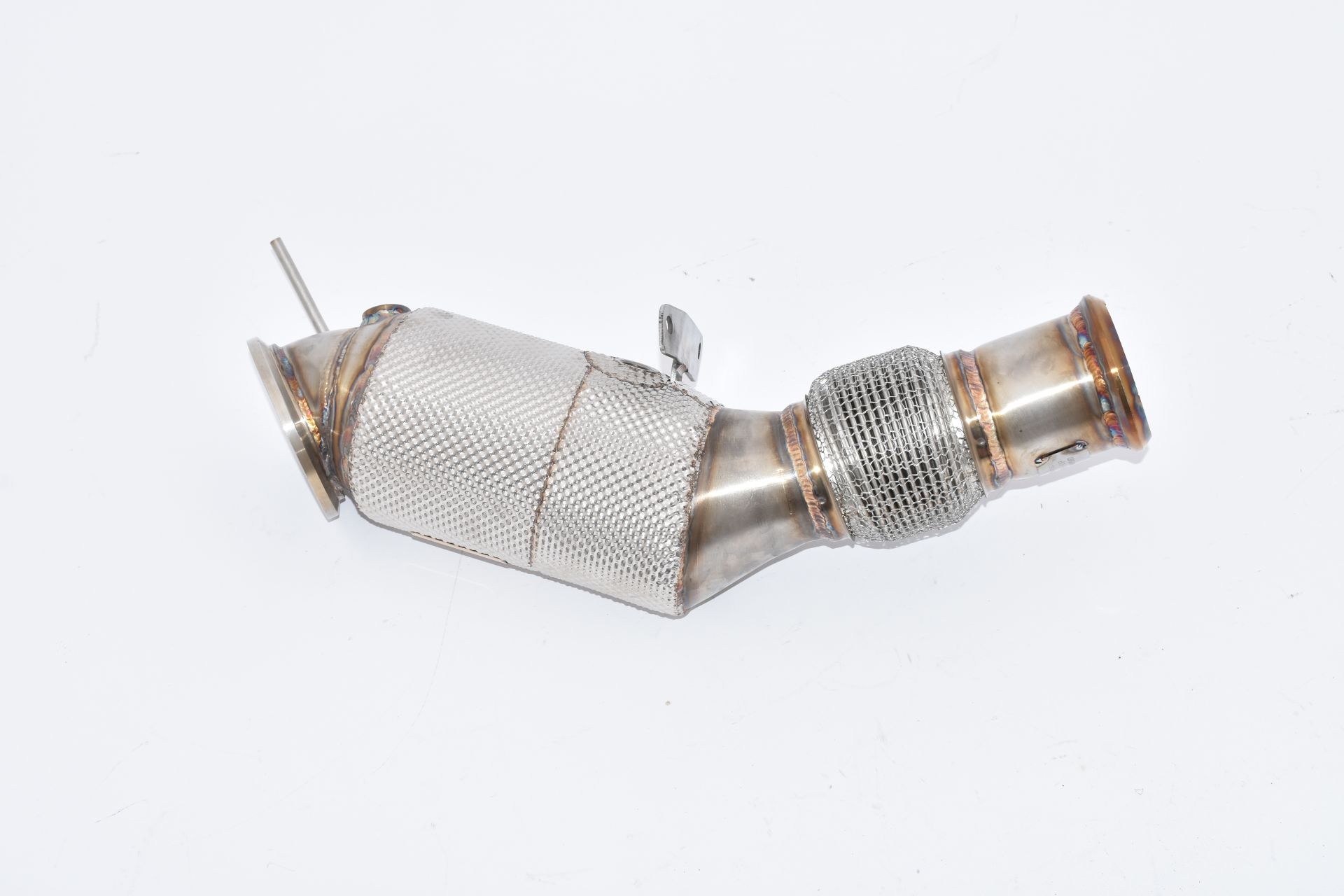 90>>>76mm Downpipe mit 200 Zellen Sport-Kat.