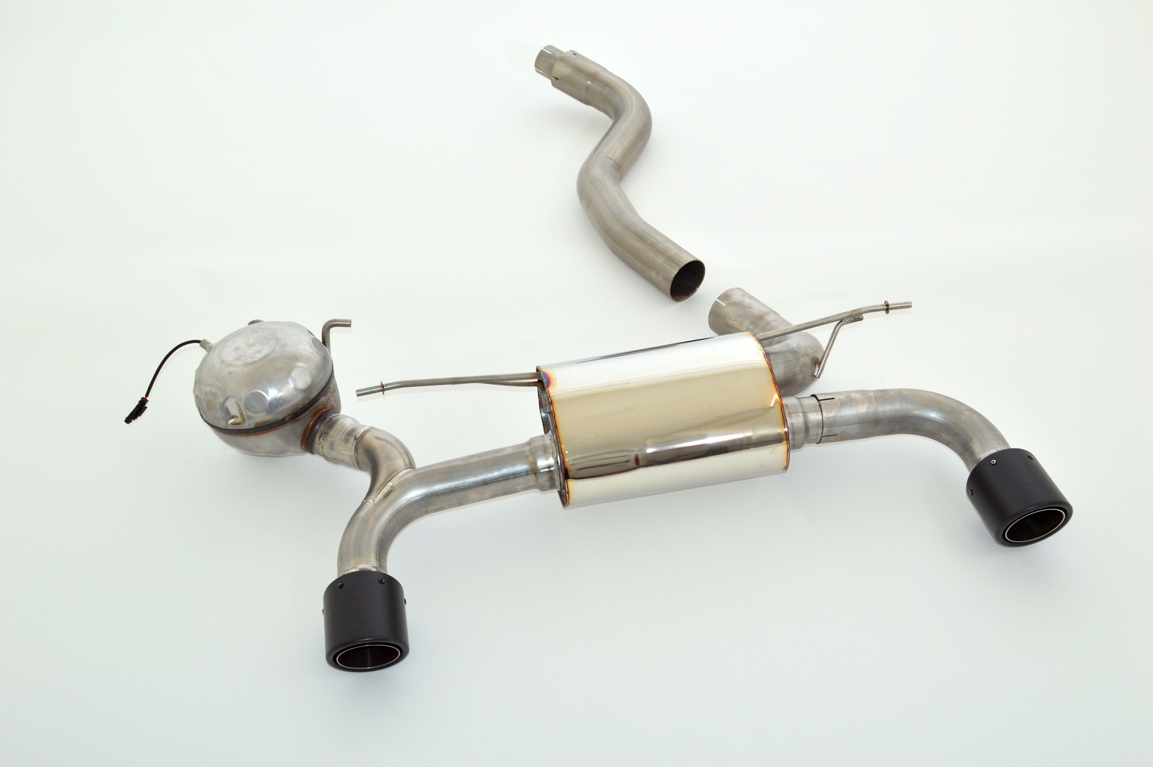 76mm Duplex-Endschalldämpfer mit Soundgenerator Rennsport Artikel ohne Zulassung